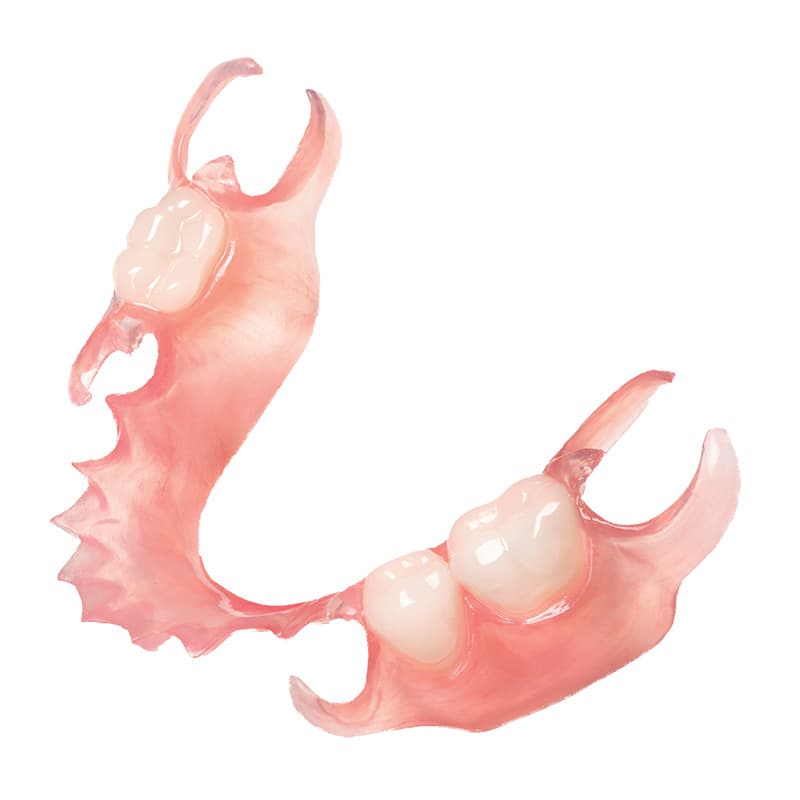 A TCS iFlex™ flexible partial